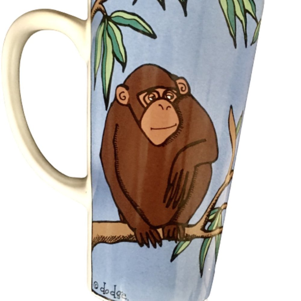 URSULA DODGE MONKEY MUG